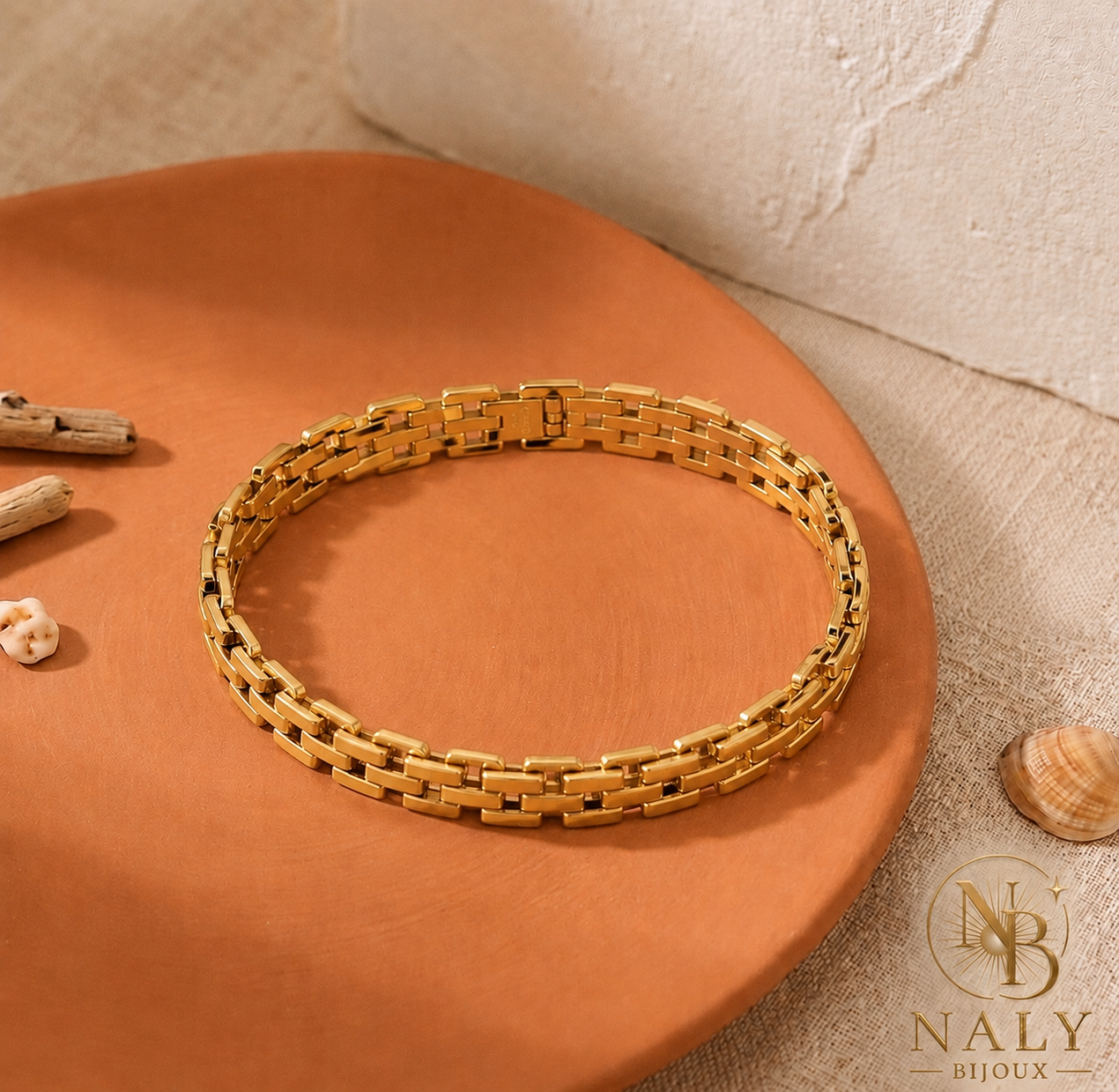 Gold Chain Bracelet