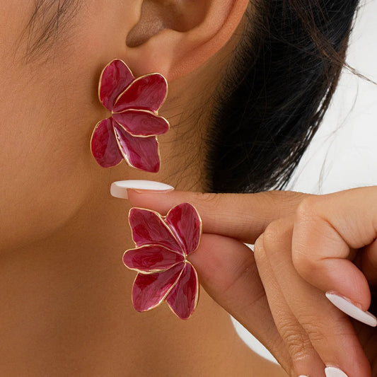 Boucles d'Oreilles Pétale