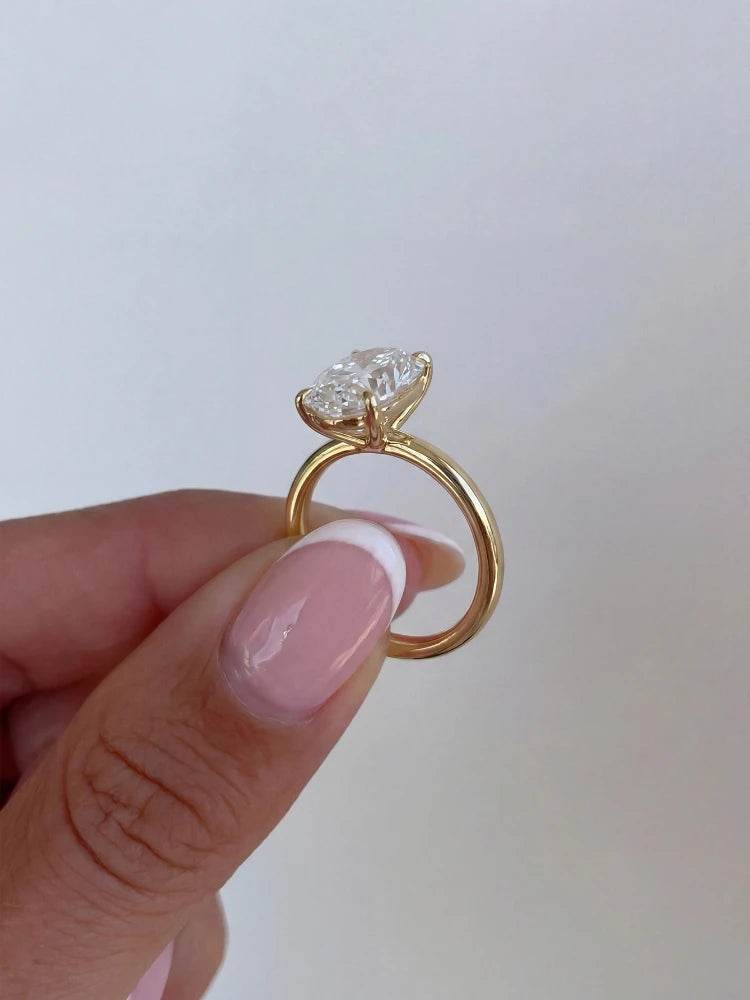Bague Ovale Zircon
