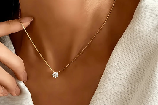Collier Solitaire Zircon