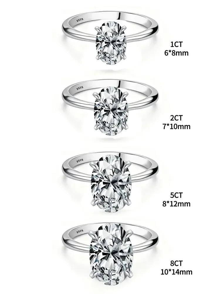 Bague Ovale Zircon
